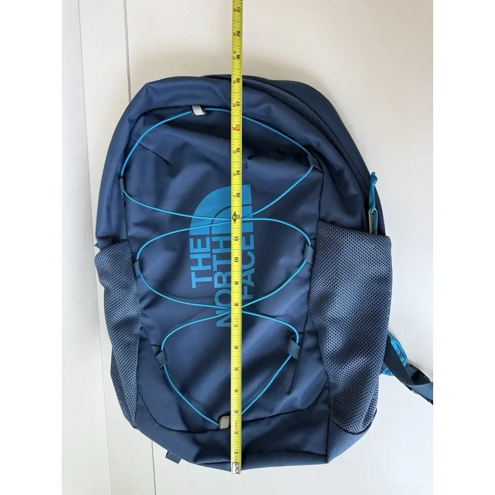 The North Face Jester Backpack Laptop Bag Blue Unisex Hiking Camp Outdoors